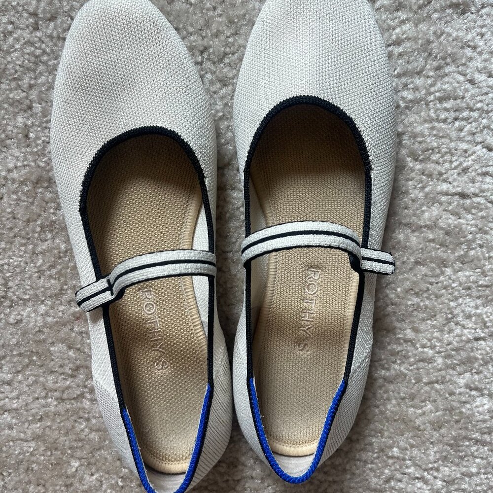 White Rothy Flats — 9